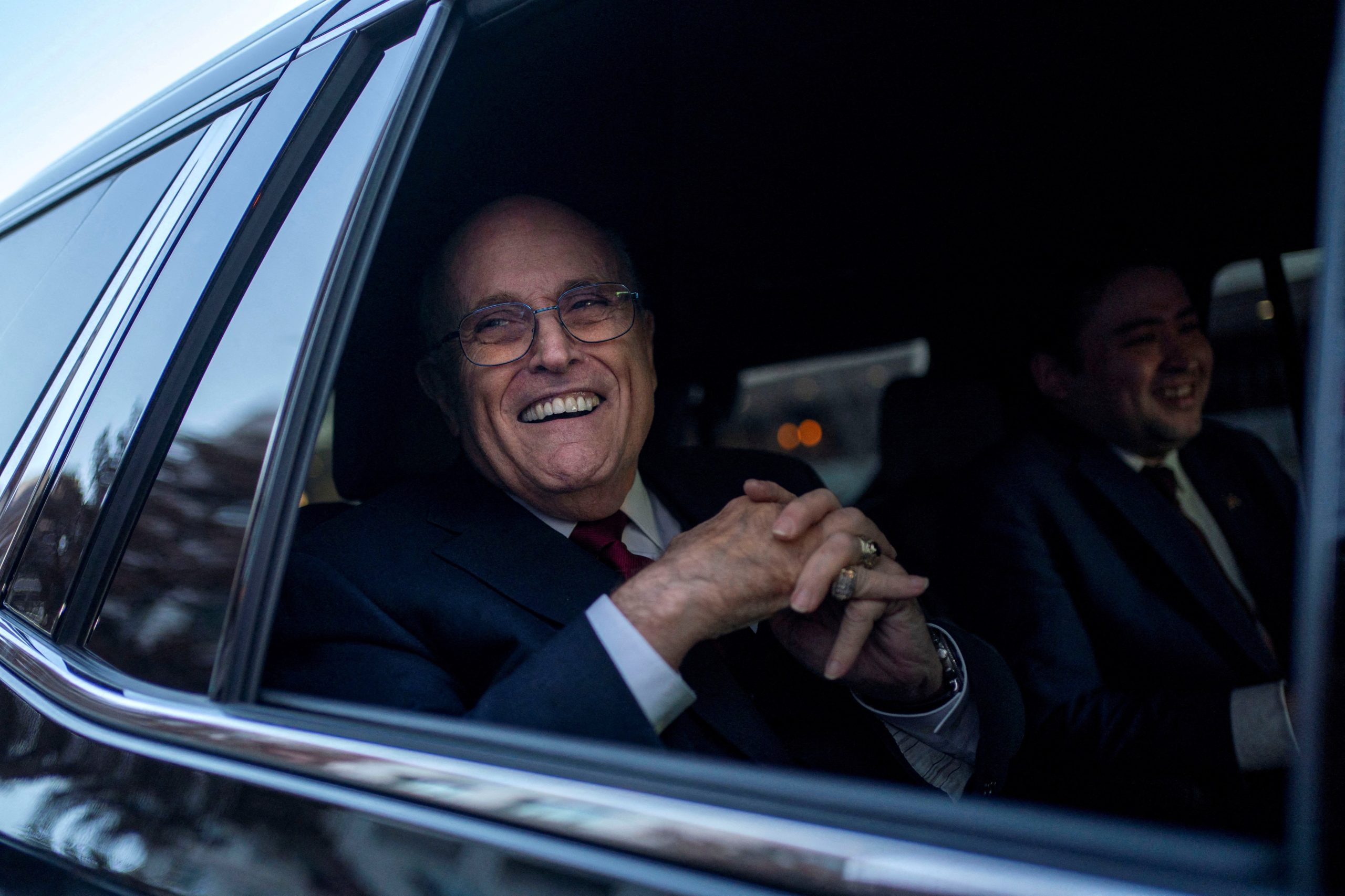 Rudy Giuliani leaving court last year. His close relationship with Robert Costello worried Michael Cohen